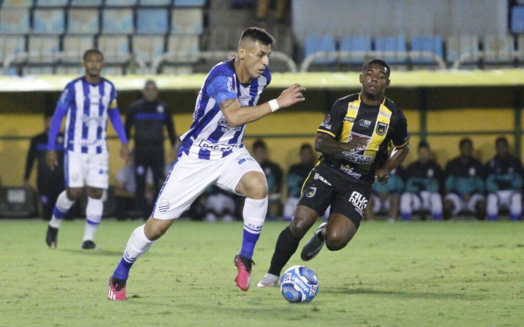 Série C: Marciel é expulso e com um jogador a menos CSA empata por 1 a 1 com o Volta Redonda