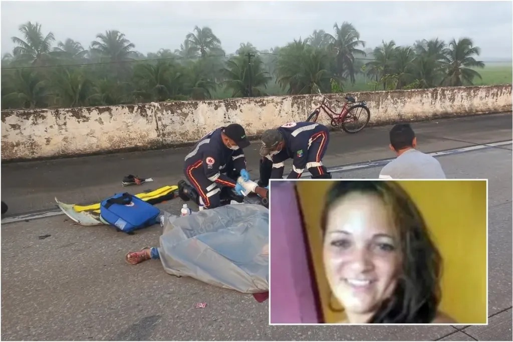 Mulher morre e marido é socorrido em estado grave após acidente na BR-101, em Teotônio Vilela
