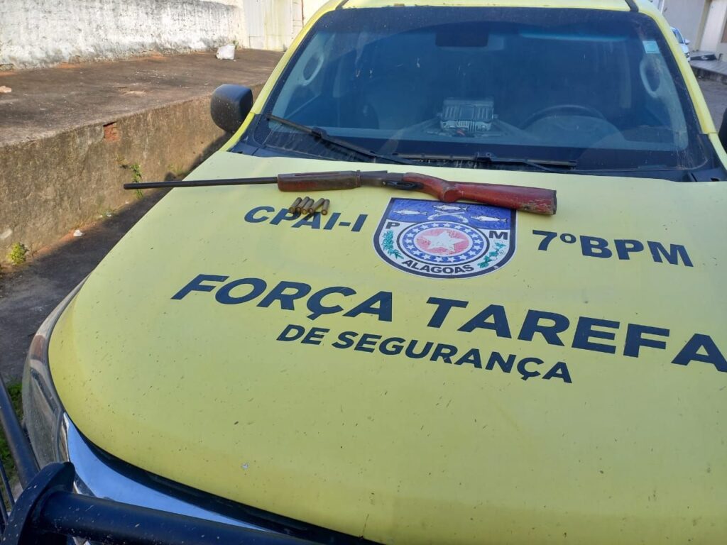 Homem é preso por ameaçar a companheira e possuir ilegalmente uma arma, em São José da Tapera
