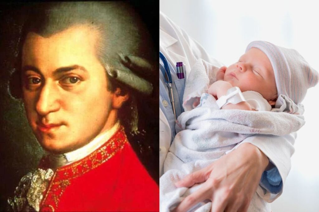 Estudo indica que ouvir Mozart alivia desconforto de bebês recém-nascidos