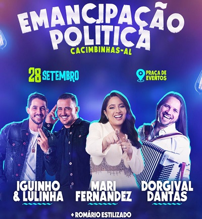 [Vídeo] Cacimbinhas encerra as comemorações do mês de setembro com Iguinho e Lulinha, Mari Fernandez, Dorgival Dantas e transmissão da Rádio Sampaio