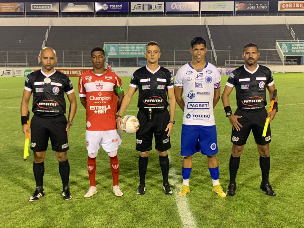 Cruzeiro e CRB empataram por 1 a 1 em Arapiraca na abertura da semifinal do Alagoano Sub 20