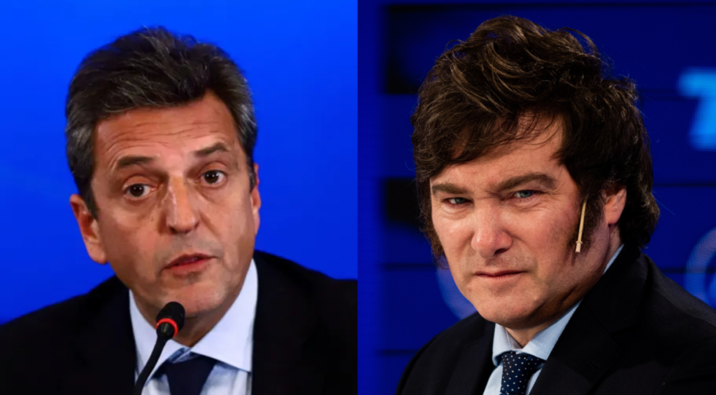 Massa e Milei irão disputar o segundo turno pela presidência da Argentina