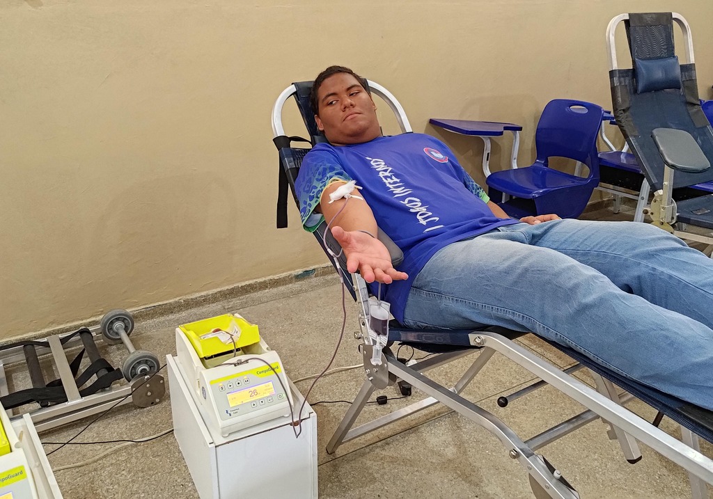 [Áudio e vídeo] Campanha de doação de sangue ocorre em escola de Palmeira dos Índios