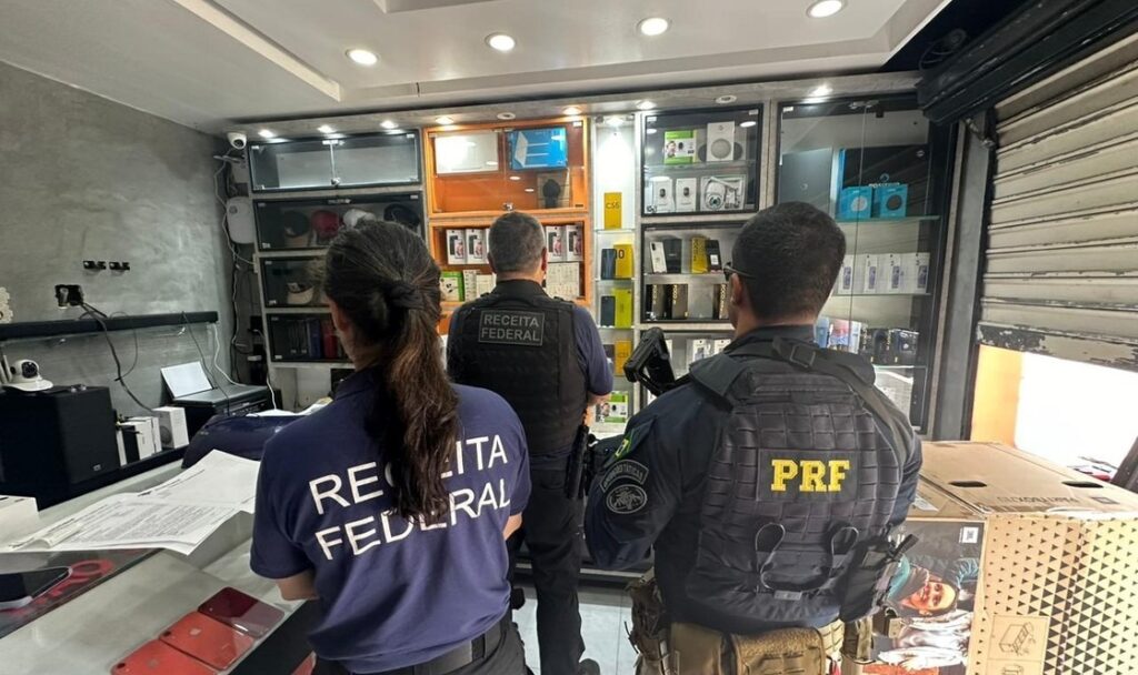 Operação da Receita Federal apreende mercadorias ilegais em 15 estabelecimentos de Arapiraca
