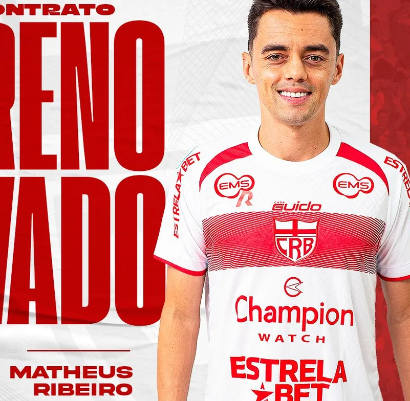 CRB renova os contratos do atacante Mike e do lateral Matheus Ribeiro para 2024