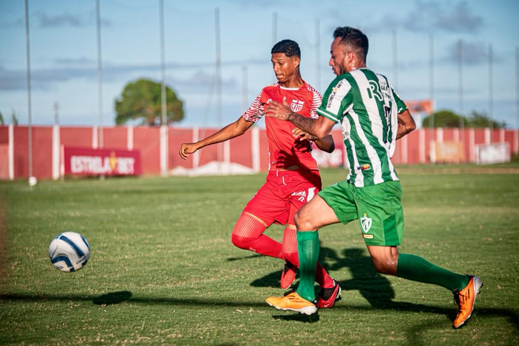 No CT Ninho do Galo, Murici empata por 1 a 1 com o Sub 20 do CRB em jogo treino