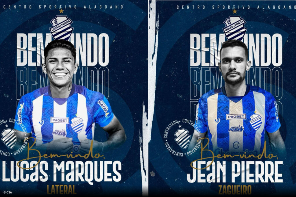 CSA anuncia retorno do lateral Lucas Marques e contrata zagueiro ex- Vila Nova (GO)