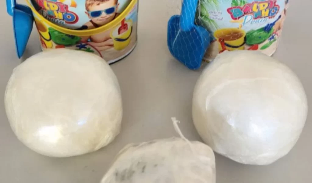 Pelopes apreende drogas em baldes infantis no bairro Manoel Teles, em Arapiraca
