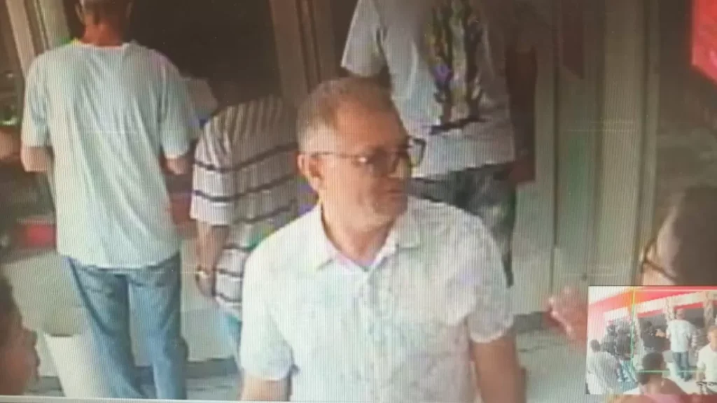 Polícia Civil procura suspeito de aplicar golpes em agências bancárias