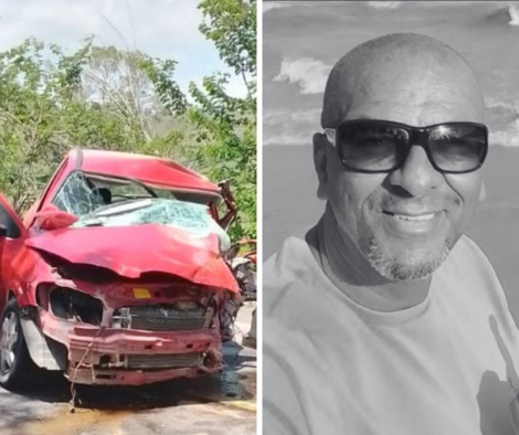 [Vídeo] Acidente de carro causa a morte de Marcos Vieira, o “Marcão”, na BR-316, em Maribondo