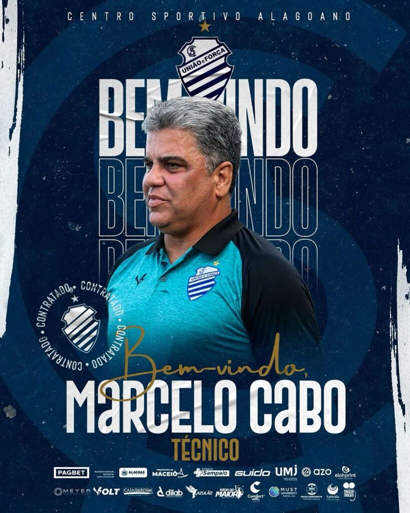 Após demissão de Rogério Corrêa, CSA informa retorno de Marcelo Cabo como técnico