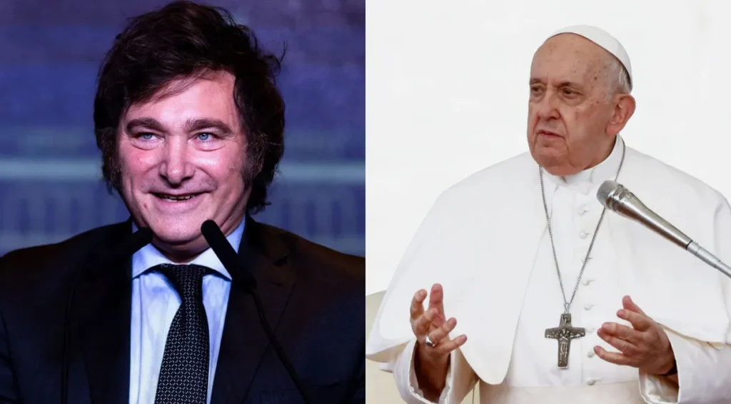 “Espero que ele tenha saúde para visitar a Argentina”, diz Milei antes de reunião com o Papa