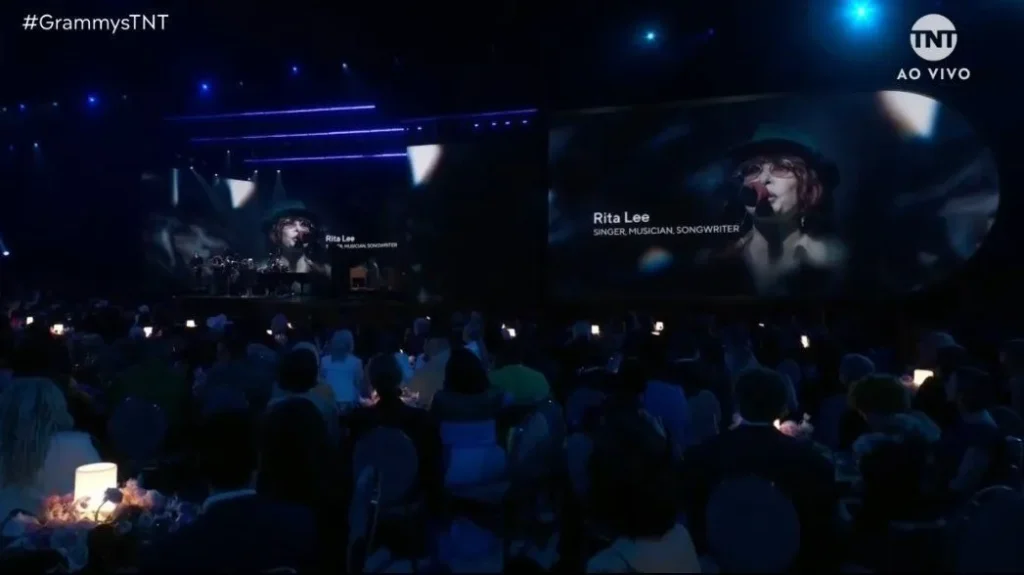 Rita Lee e Astrud Gilberto são homenageadas durante o Grammy Awards