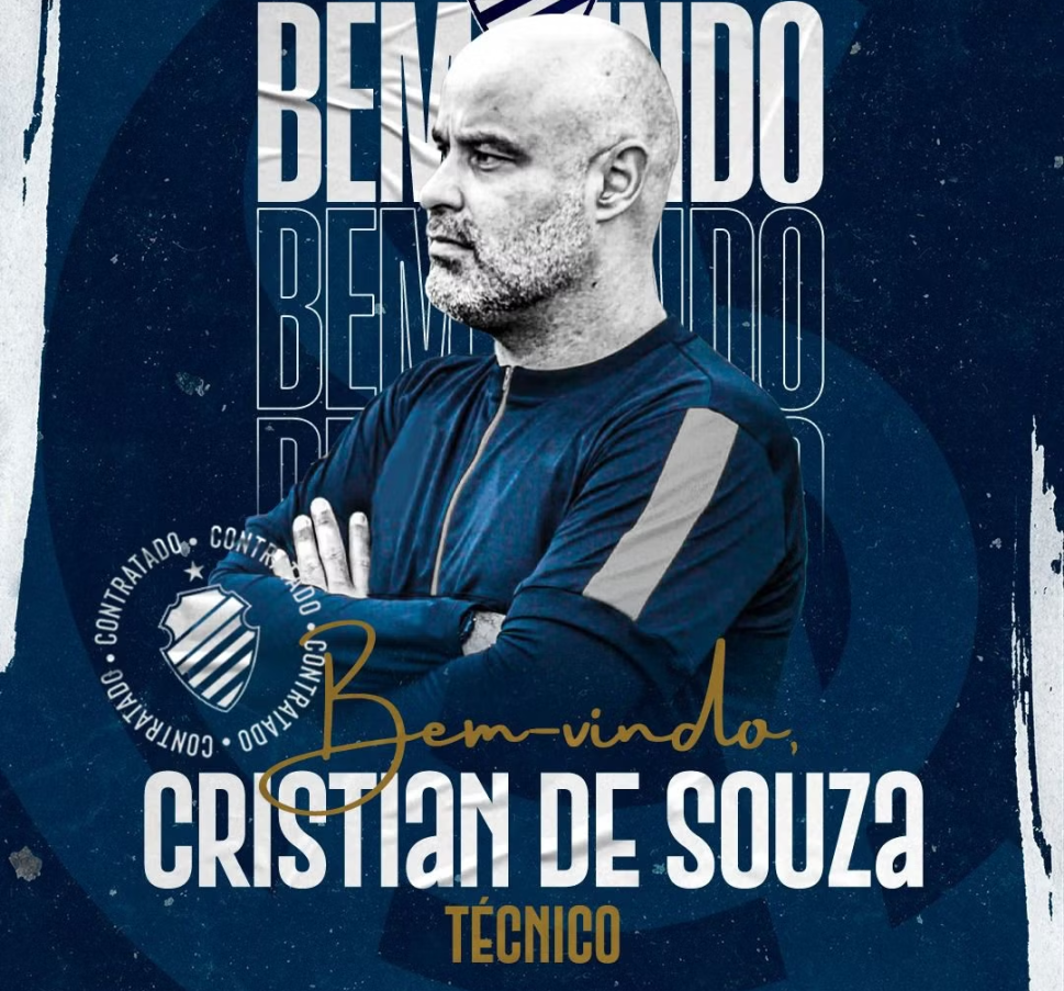 CSA anuncia técnico Cristian Souza, ex- Botafogo (PB)