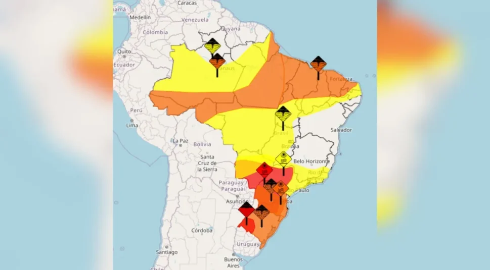 Cinco estados do Brasil devem continuar sendo atingidos por onda de calor, neste sábado