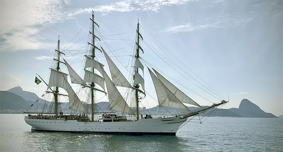 Cisne Branco, navio-veleiro da Marinha, poderá ser visitado neste final de semana, em Maceió