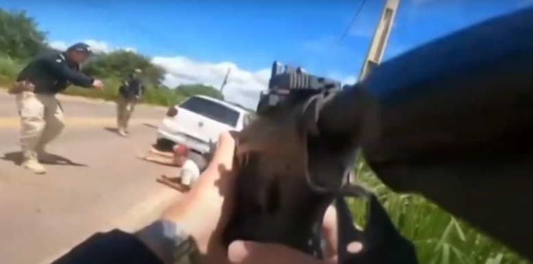 [Vídeo] Novas imagens mostram momento da captura dos fugitivos de Mossoró