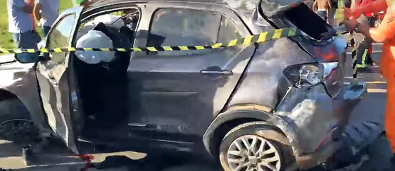 Carro capotou antes de atingir moto em acidente de Feira Grande; PC instaura inquérito contra motorista