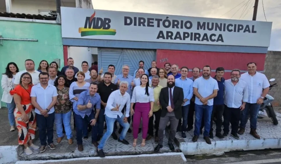 Em Arapiraca, MDB terá 5 vereadores de mandato e 5 secretários municipais buscando vagas na Câmara de Vereadores
