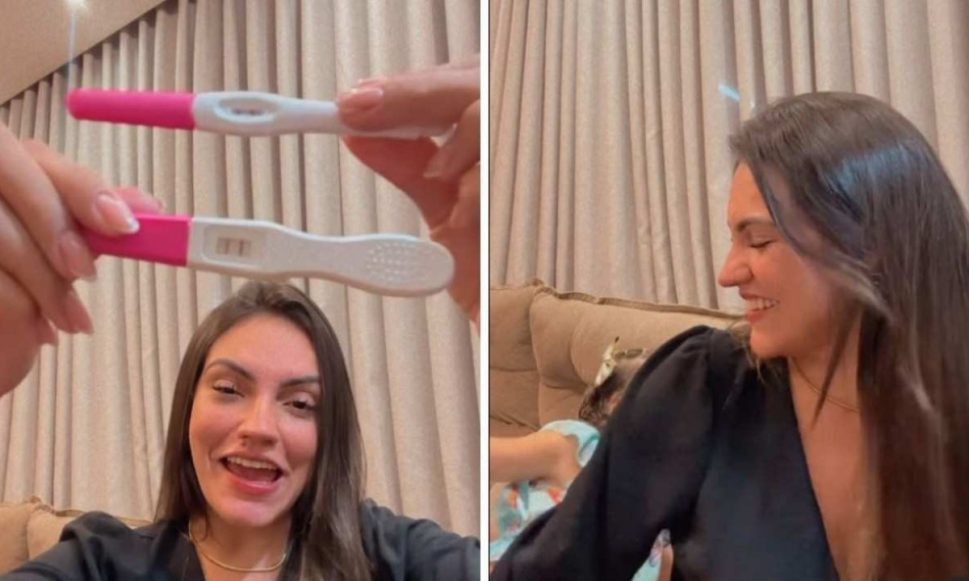 [Vídeo] “Deus nos escolheu mais uma vez”: métodos contraceptivos falham e mulher engravida duas vezes