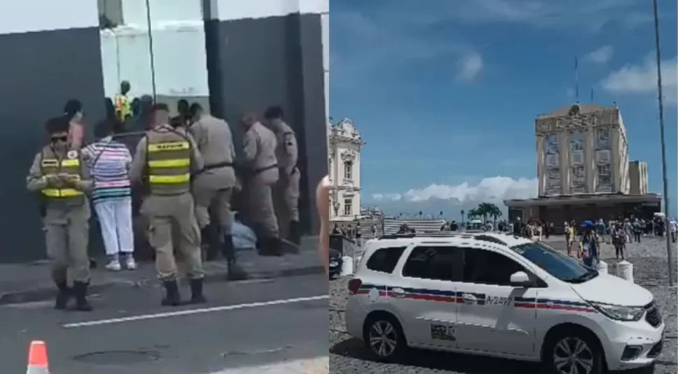 [Vídeo] Dois turistas são alvos de crimes no Centro Histórico de Salvador (BA)