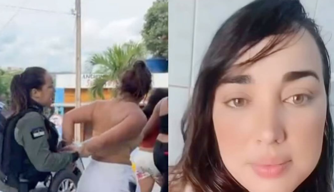 [Vídeo] “Se eu for punida, eu vou cumprir”, diz PM que deu tapa em mãe suspeita de espancar a filha
