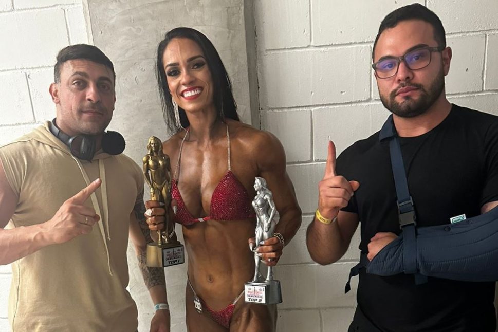 Soldado da Polícia Militar de Alagoas é campeã de fisiculturismo