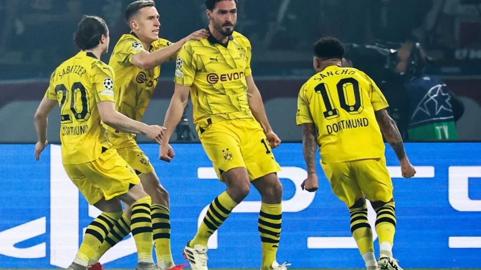 Borussia Dortmund vence o PSG e vai à final da Champions; adversário sai do duelo Real e Bayern de Munique