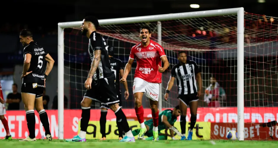 João Neto marca e CRB vence o Ceará por 1 a 0 no primeiro jogo da terceira fase da Copa do Brasil