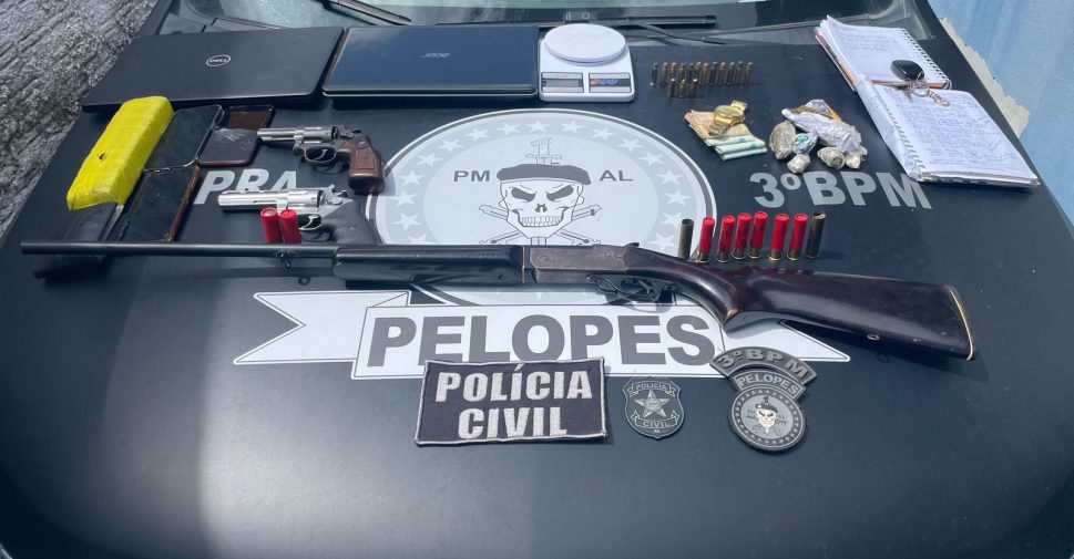 Policiais Civis e Militares realizam Operação Venatio de combate ao tráfico de drogas em Arapiraca
