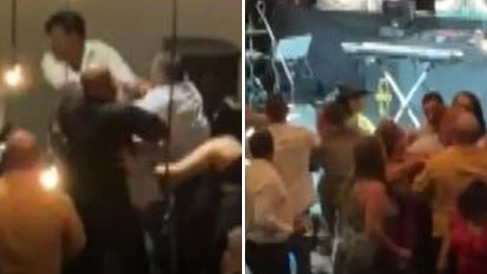 [Vídeo] Festa de formatura vira palco de briga generalizada e PM é acionada