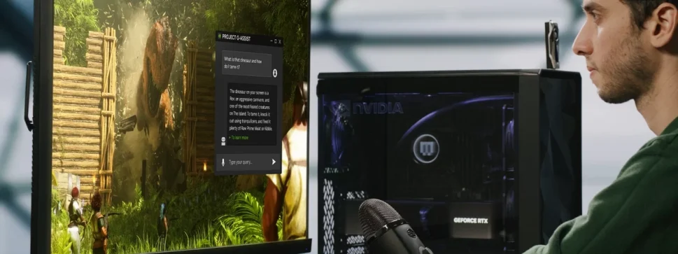 Nvidia apresenta assistente virtual com IA capaz de fazer otimizações gráficas e dar dicas sobre jogos