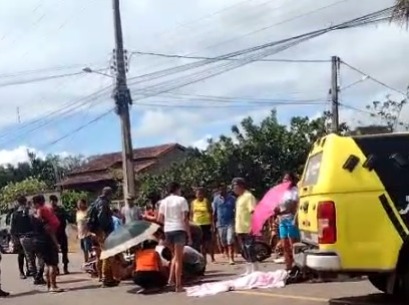 [Vídeo] Colisão entre motos é registrada na AL-115, em Igaci