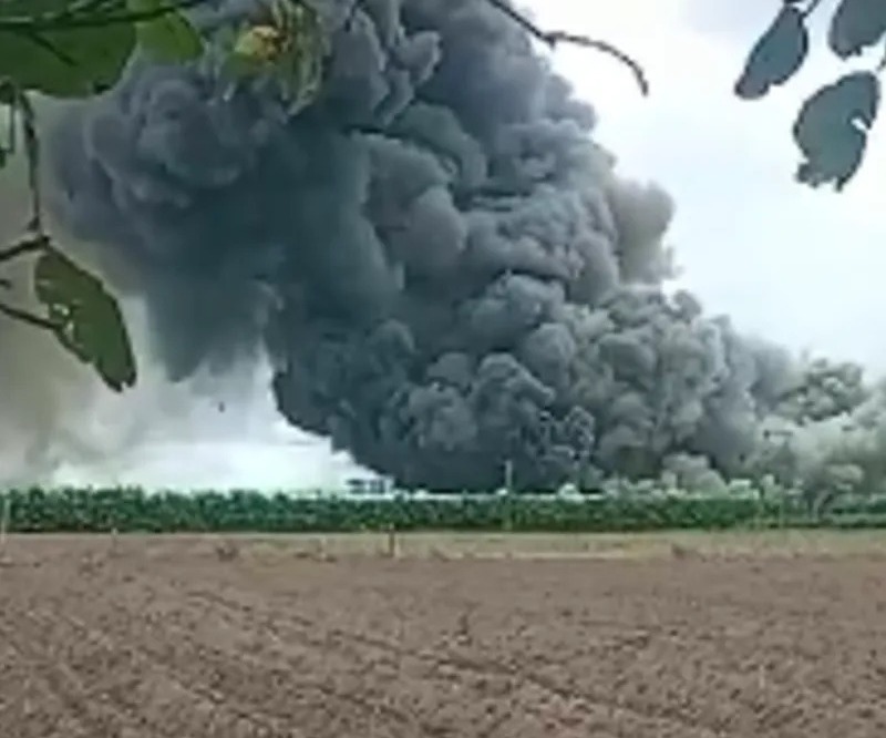 [Vídeo] Galpão de granja é foco de incêndio de grandes proporções, em Arapiraca