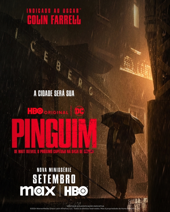 Série do Pinguim ganha novo cartaz e terá novidades na San Diego Comic-Con