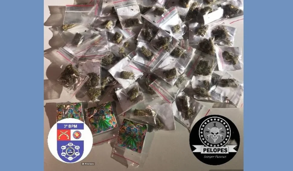 Mulher é presa em Arapiraca e PM apreende maconha e cocaína