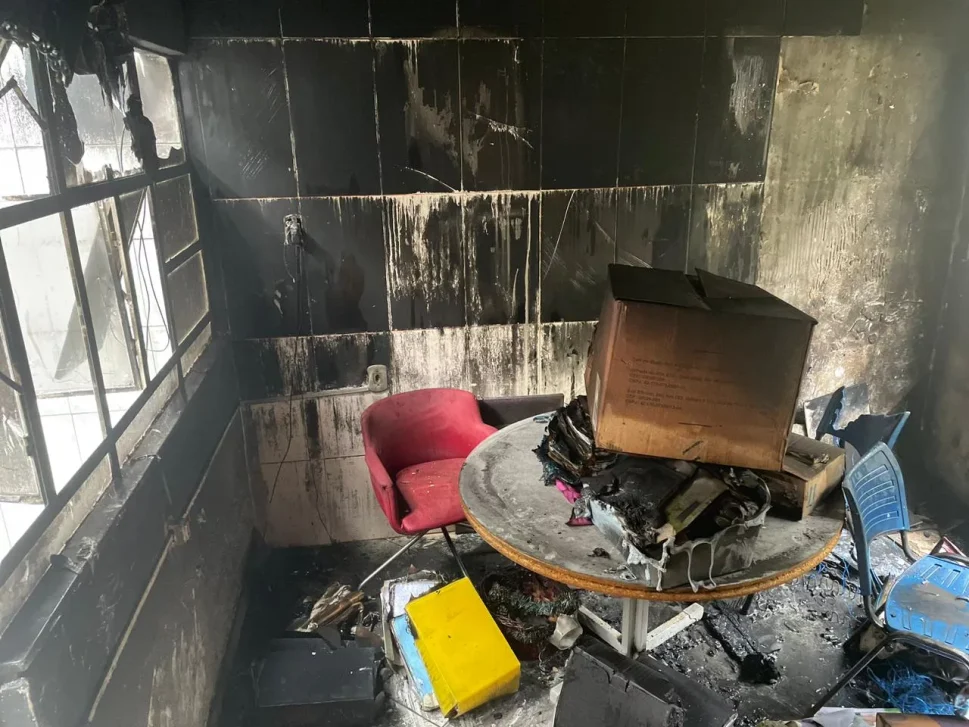 Princípio de incêndio é registrado em comitê de deputada alagoana, em Pilar