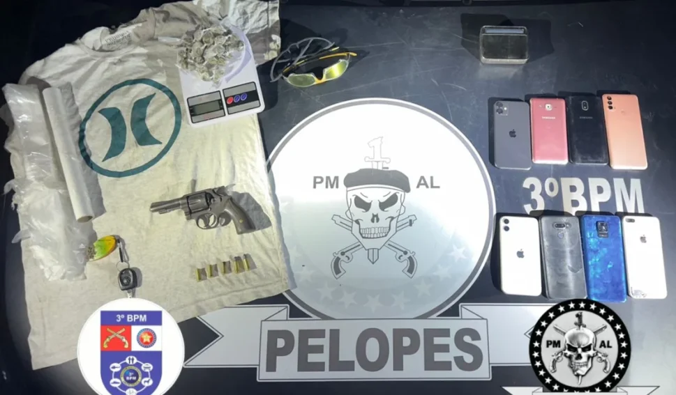 ( Vídeo)Ação integrada entre 3°BPM e 10º Batalhão de Palmeira, prende trio envolvido em roubo e tráfico em Arapiraca