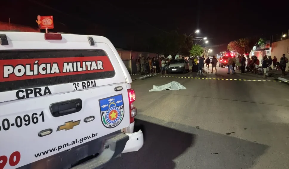 Homem é assassinado a tiros no bairro Baixão, em Arapiraca
