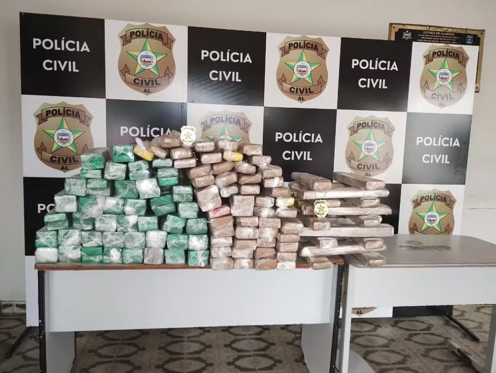 [Vídeo] Polícia Civil apreende 160 kg de maconha no Agreste; mulher é presa junto com homem residente em Palmeira