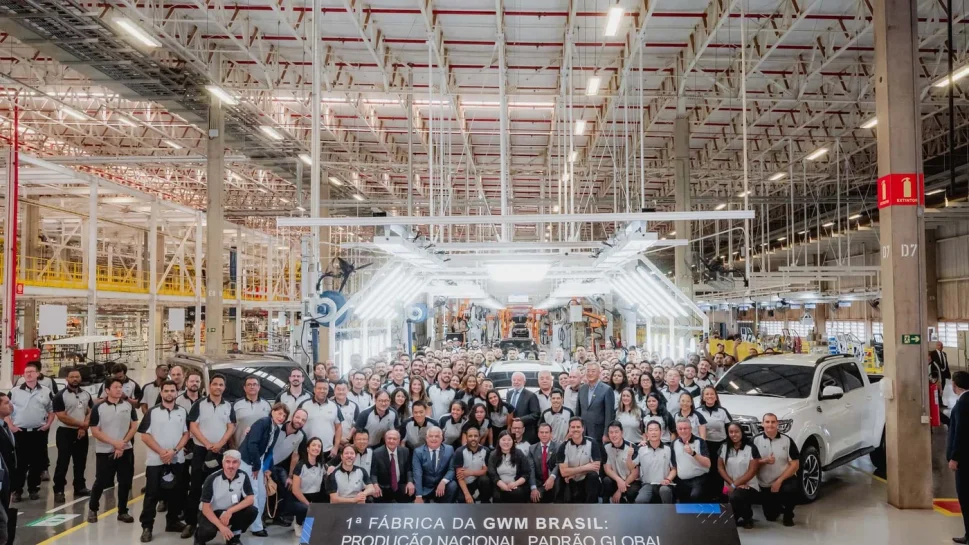 GWM inaugura fábrica em São Paulo com meta de produzir 50 mil veículos por ano e já planeja segunda unidade no Brasil