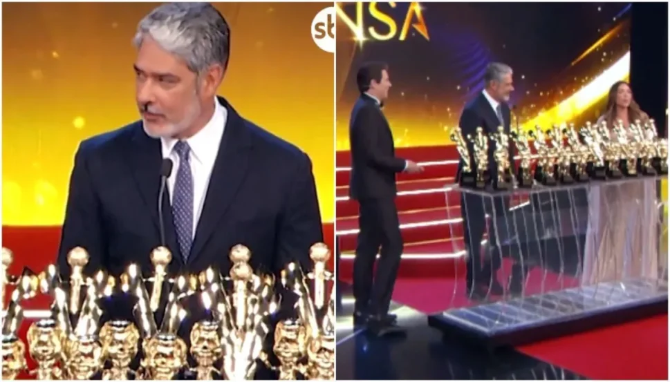 Bonner sai com 33 estatuetas “acumuladas” do Troféu Imprensa 2026