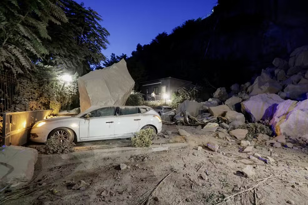 Terremoto no sul da Itália provoca deslizamento e deixa 8 feridos