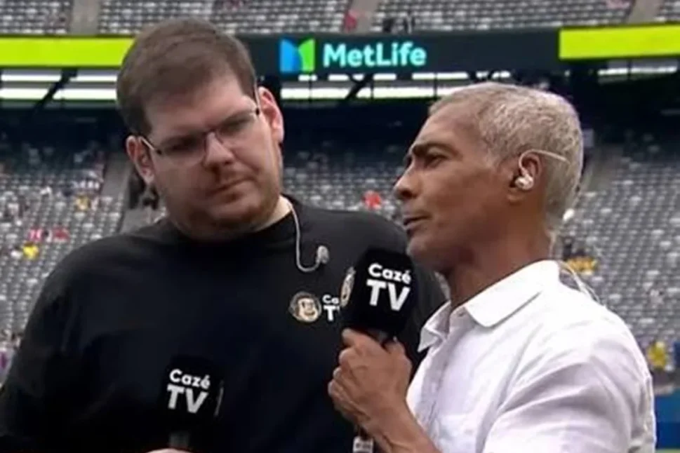 Romário vai recorrer após Justiça bloquear ganhos com a CazéTV na Copa