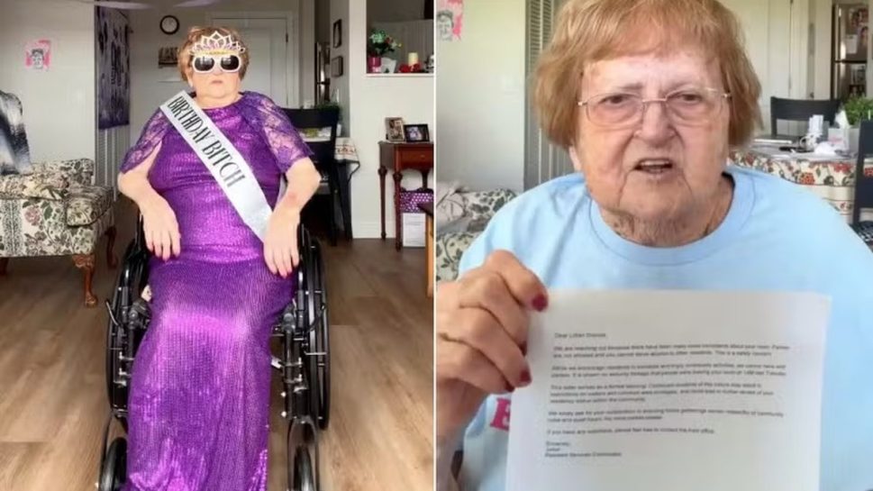 Influenciadora de 96 anos é ameaçada de expulsão de asilo por promover festas ‘agitadas’ com álcool