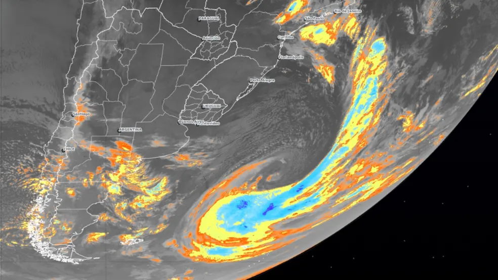 Ventania ainda atinge Sul e Sudeste neste sábado, com rajadas de até 90 km/h
