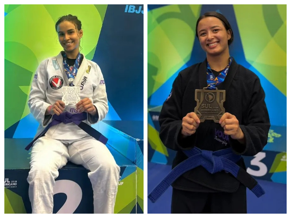 Alagoanas conquistam prata e bronze no Sul-Americano de Jiu-Jítsu em São Paulo