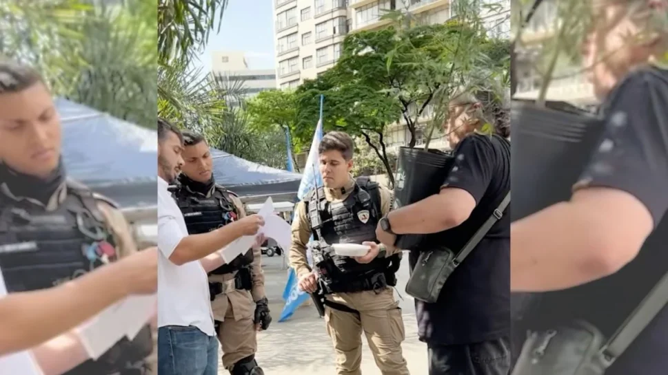 Candidato leva pé de maconha para ato de campanha e planta é recolhida pela PM em Belo Horizonte