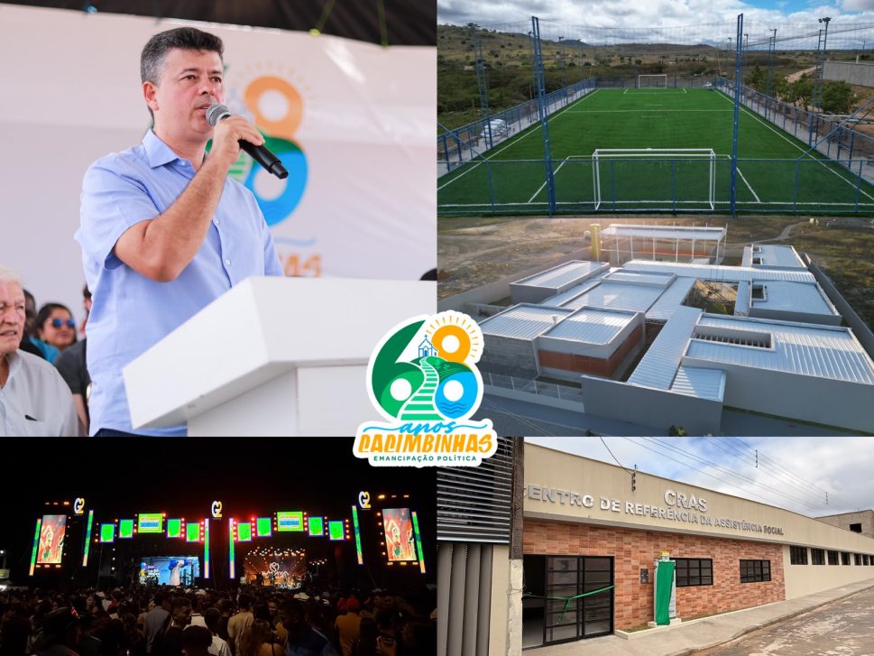 Prefeito Vaval Wanderley entrega pacote de obras em diversas áreas em comemoração aos 68 anos de Cacimbinhas